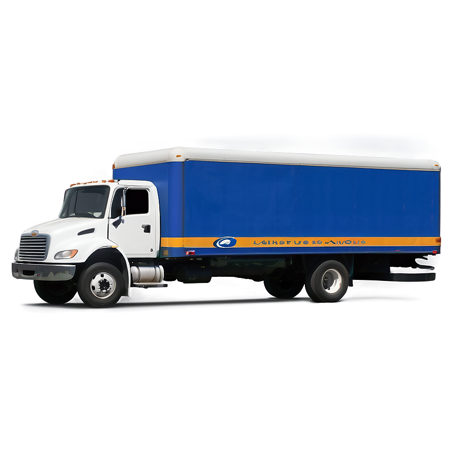 Box Truck With Logo Png Omh95