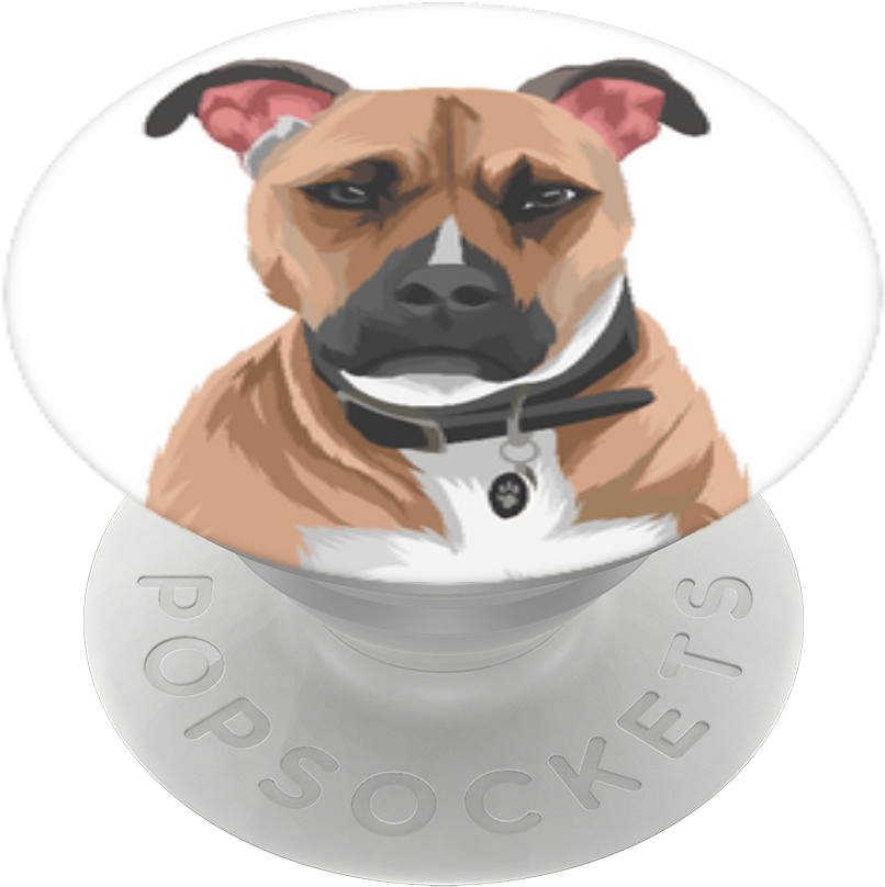Boxer Dog Pop Socket Design