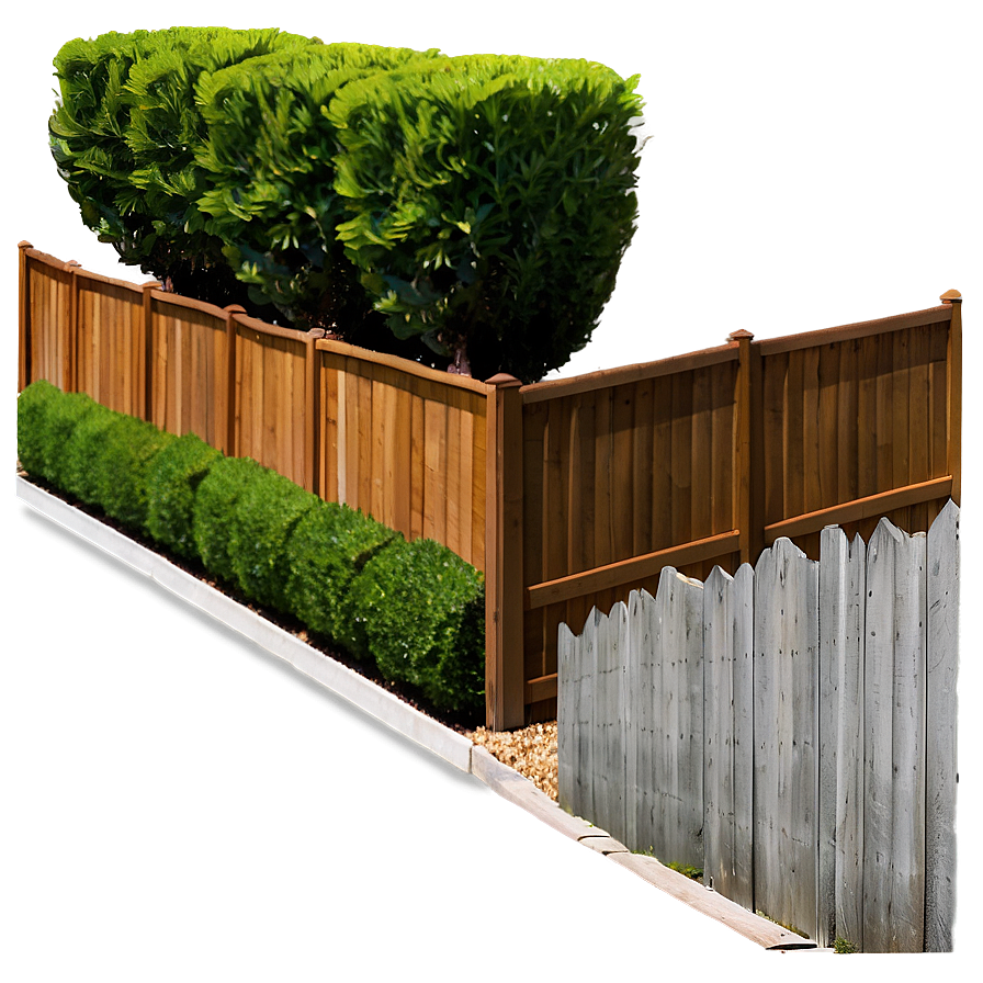 Boxwood Privacy Fence Png 06212024