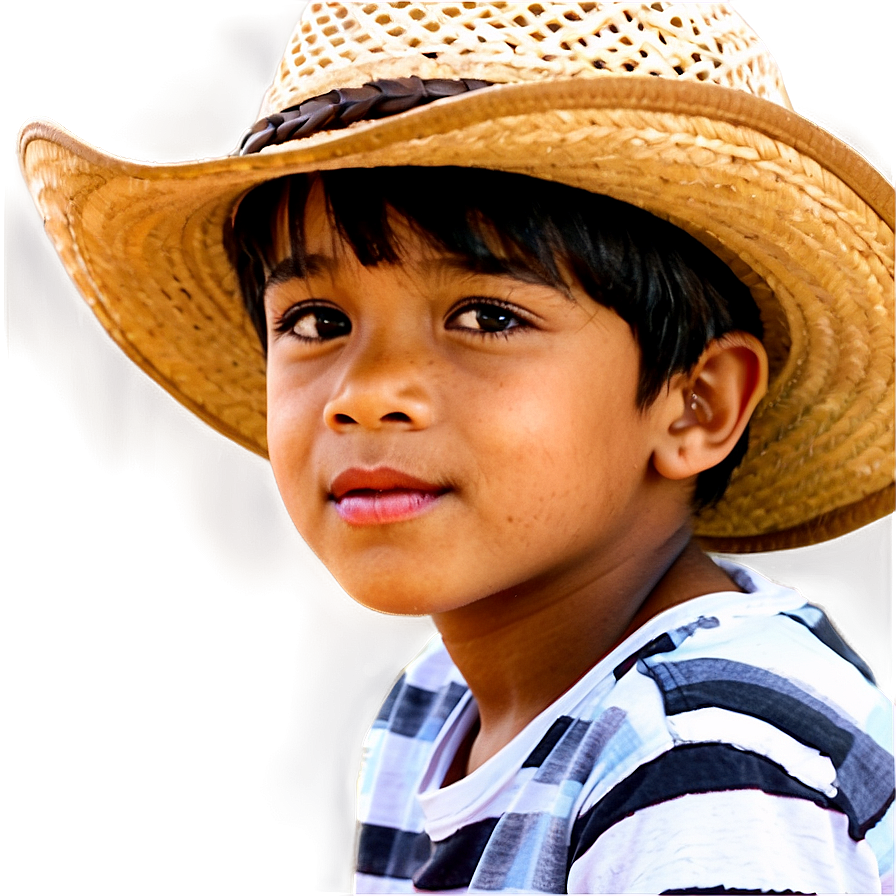 Boy In Cowboy Hat Png 05212024