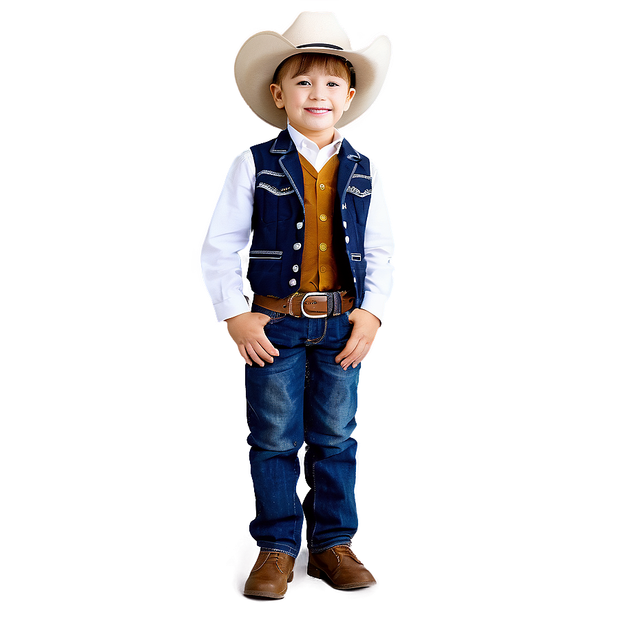 Boy In Cowboy Hat Png Mek2