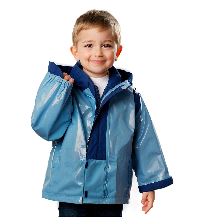 Boy In Raincoat Png Qnl