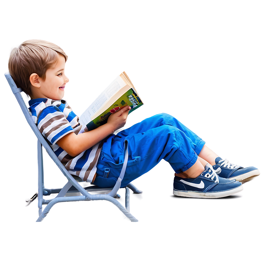 Boy Reading Book Png Ecx