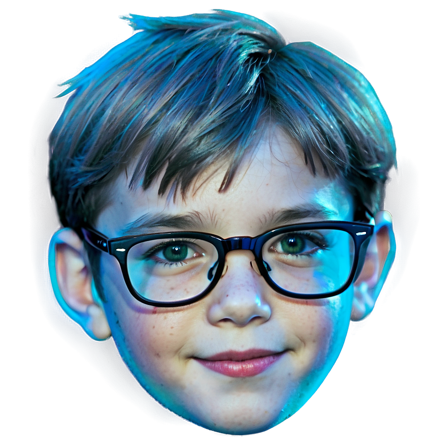 Boy Wearing Glasses Png 05212024