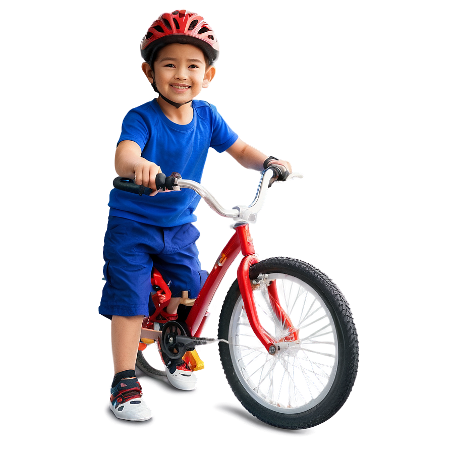 Boy With Bicycle Png Van85