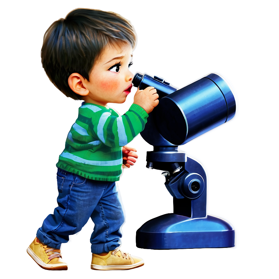 Boy With Microscope Png 67