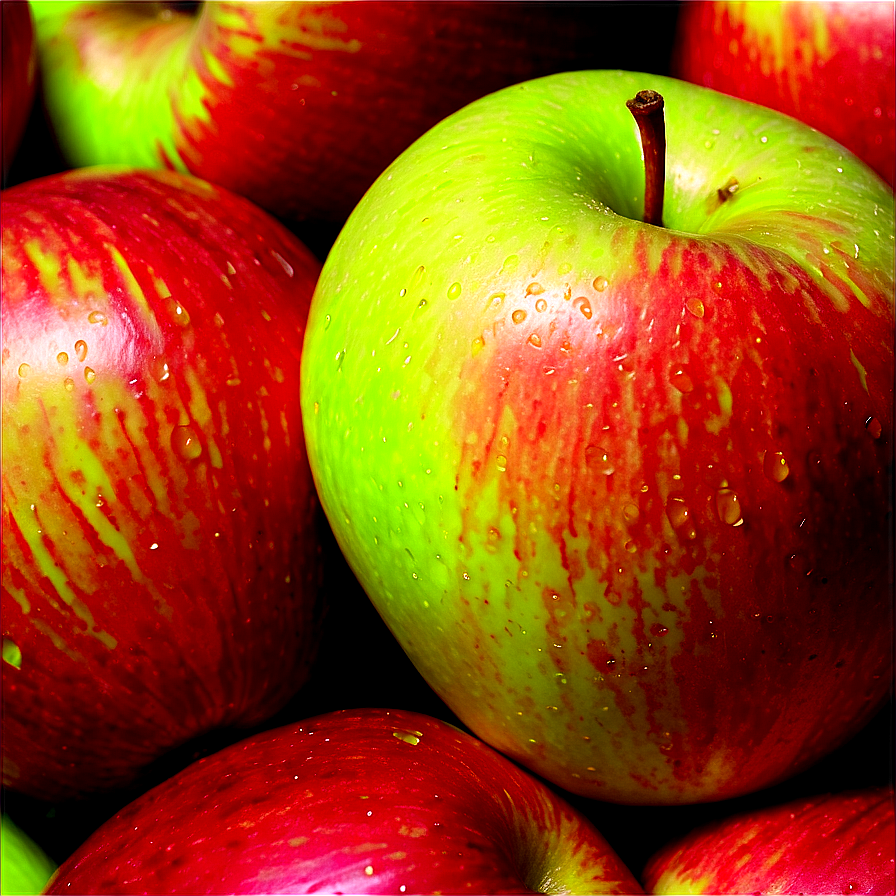 Braeburn Apple Detail Png Xaa