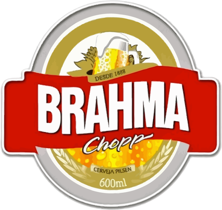 Brahma Chopp Beer Label