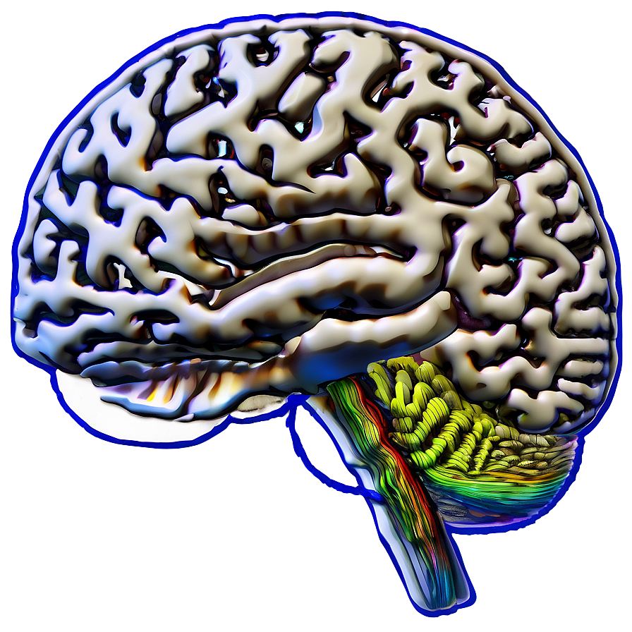 Brain Activity Outline Png Vdo