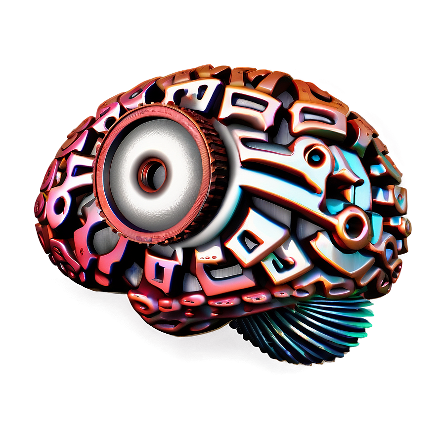 Brain With Gears Png Abj