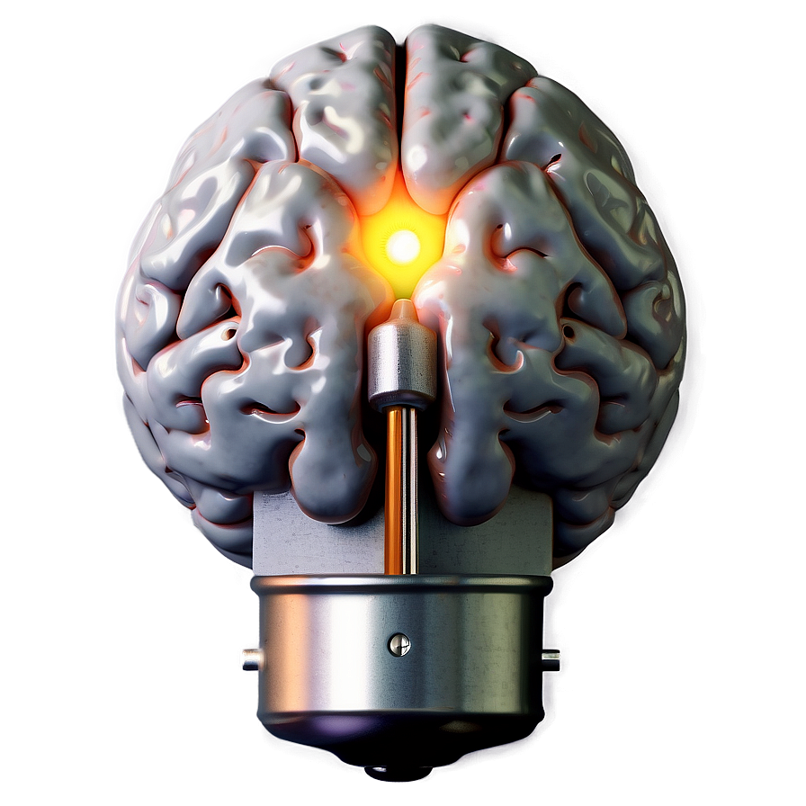 Brain With Light Bulb Png 54