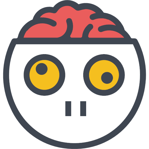 Brainy Robot Emoji