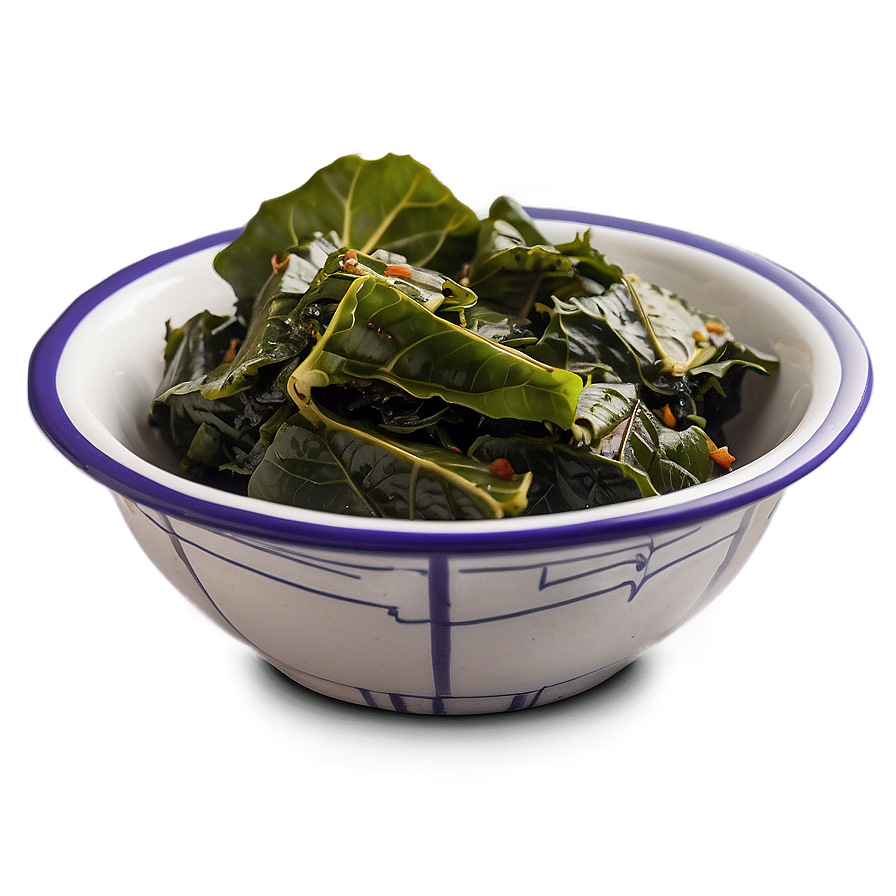 Braised Collard Greens Png Nwd