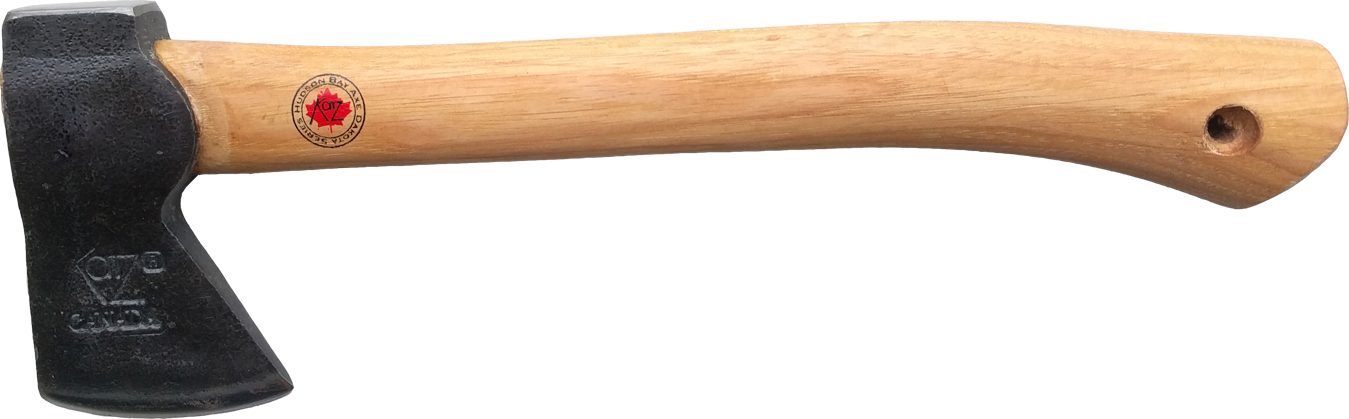 Brand Stamped Hatchetwith Wooden Handle