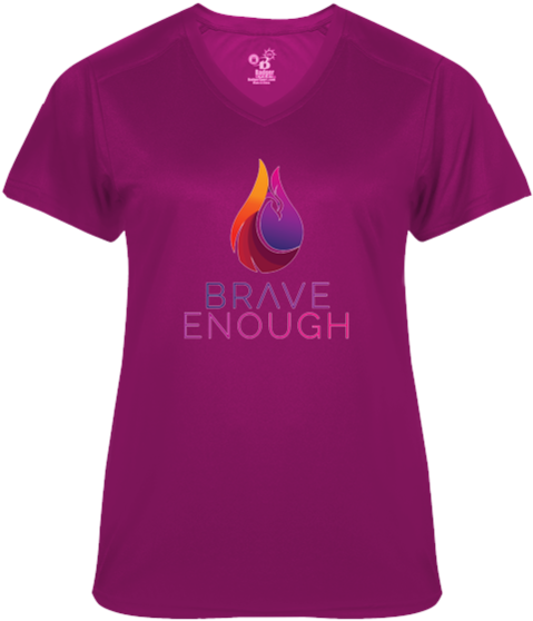 Brave Enough Womens T Shirt