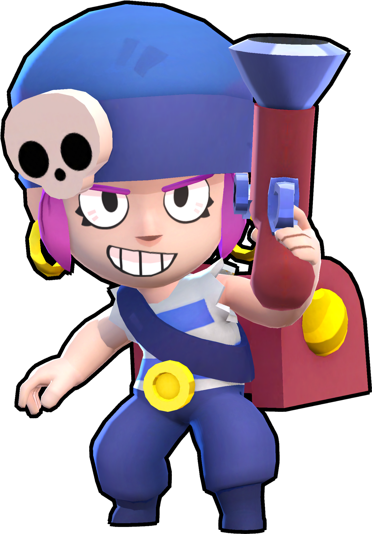 Brawl Stars Character Bibi Action Pose