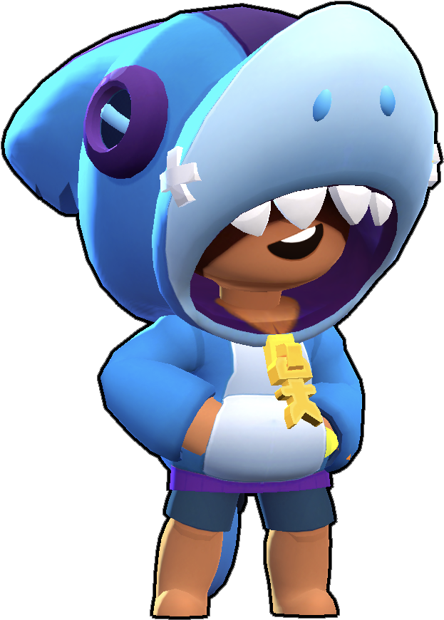 Brawl Stars Shark Hoodie Character