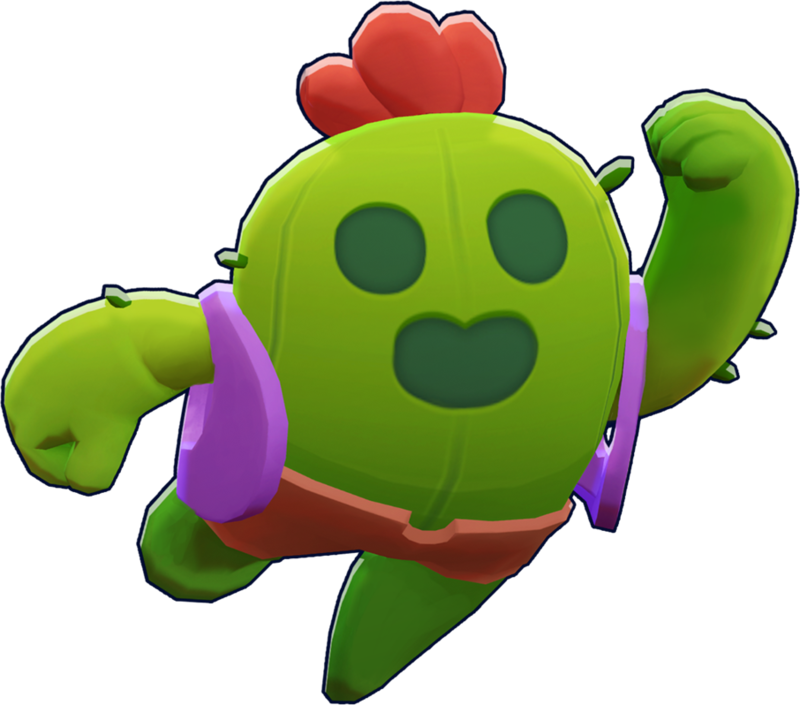 Brawl Stars Spike Character Render