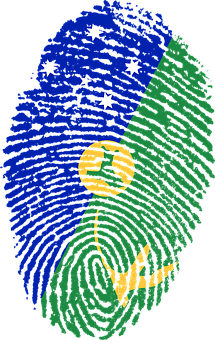 Brazilian Flag Fingerprint