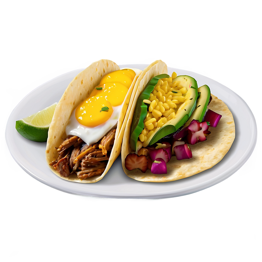 Breakfast Tacos Plate Png 73