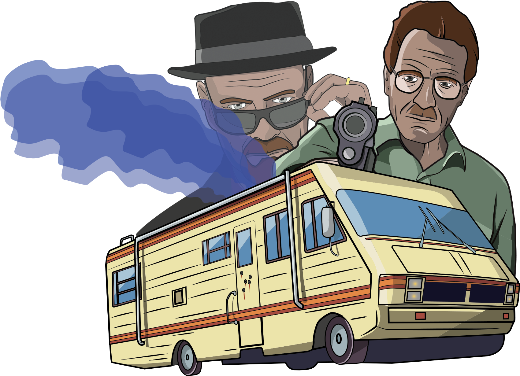 Breaking Bad Animated Characters R V