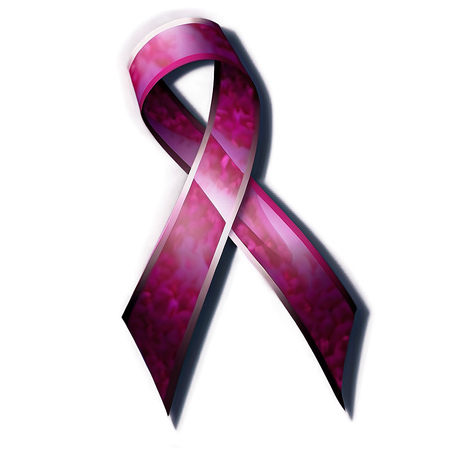 Breast Cancer Ribbon In 3d Png Kxp32