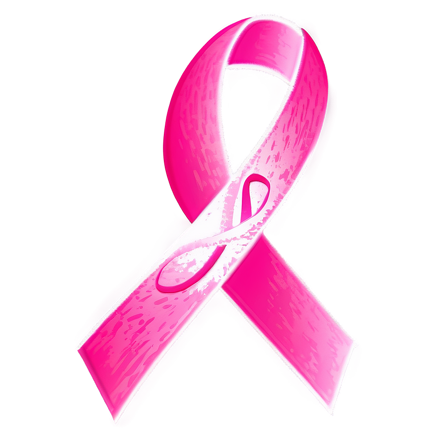 Breast Cancer Ribbon In Brush Stroke Png 74