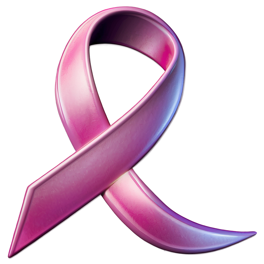 Breast Cancer Ribbon On Pink Background Png Xdq