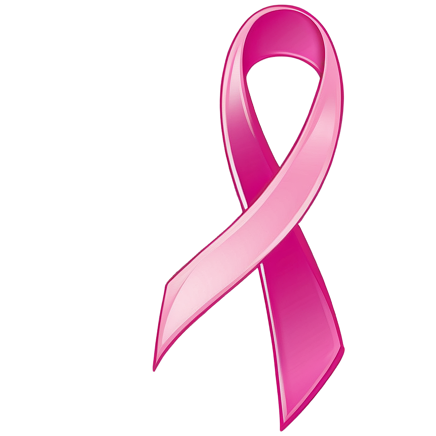 Breast Cancer Ribbon With Lady Silhouette Png Xuh