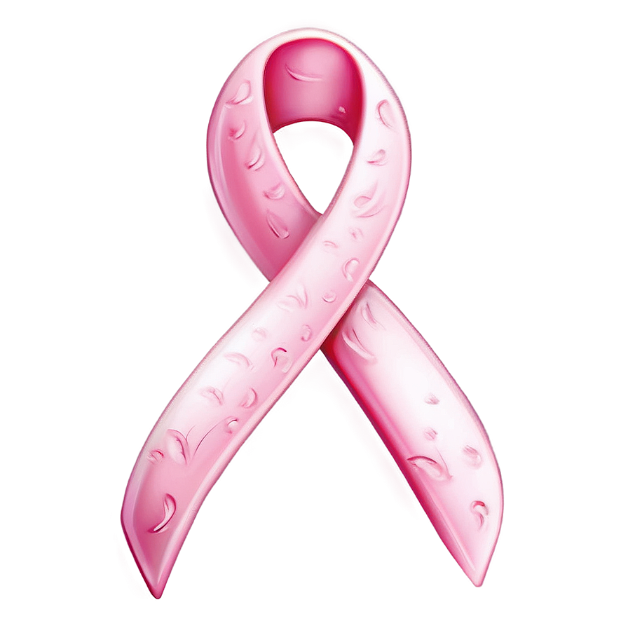 Breast Cancer Ribbon With Leaves Png 87