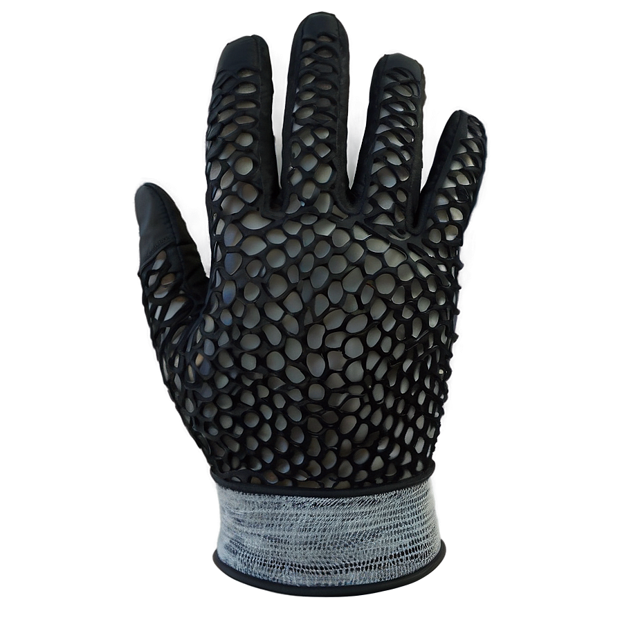 Breathable Black Mesh Gloves Png 06282024