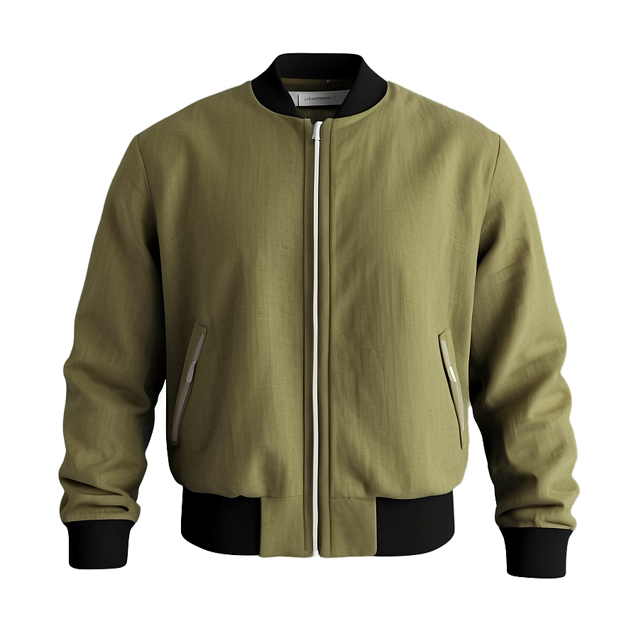 Breathable Linen Bomber Jacket Png 06282024