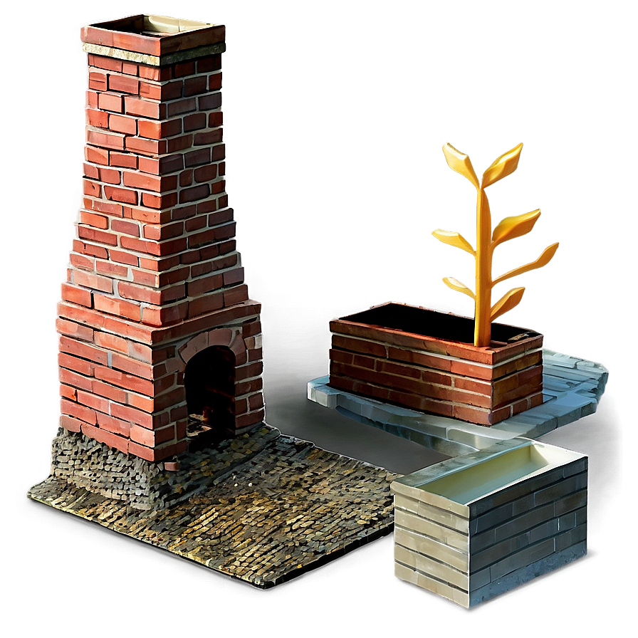 Brick Chimney Structure Png 05062024