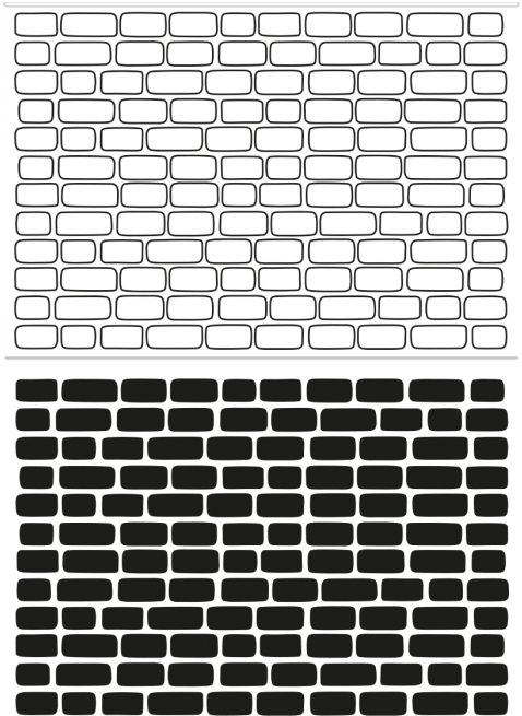 Brick Wall Illusion Graphic