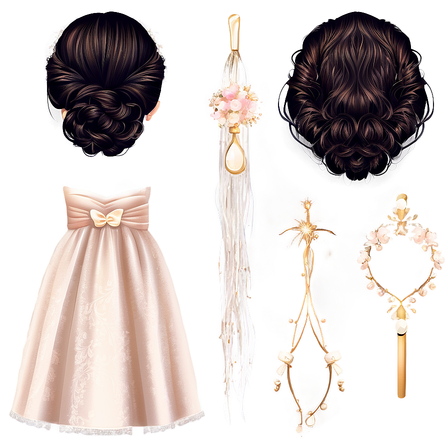 Bridal Hair Clipart Png 77