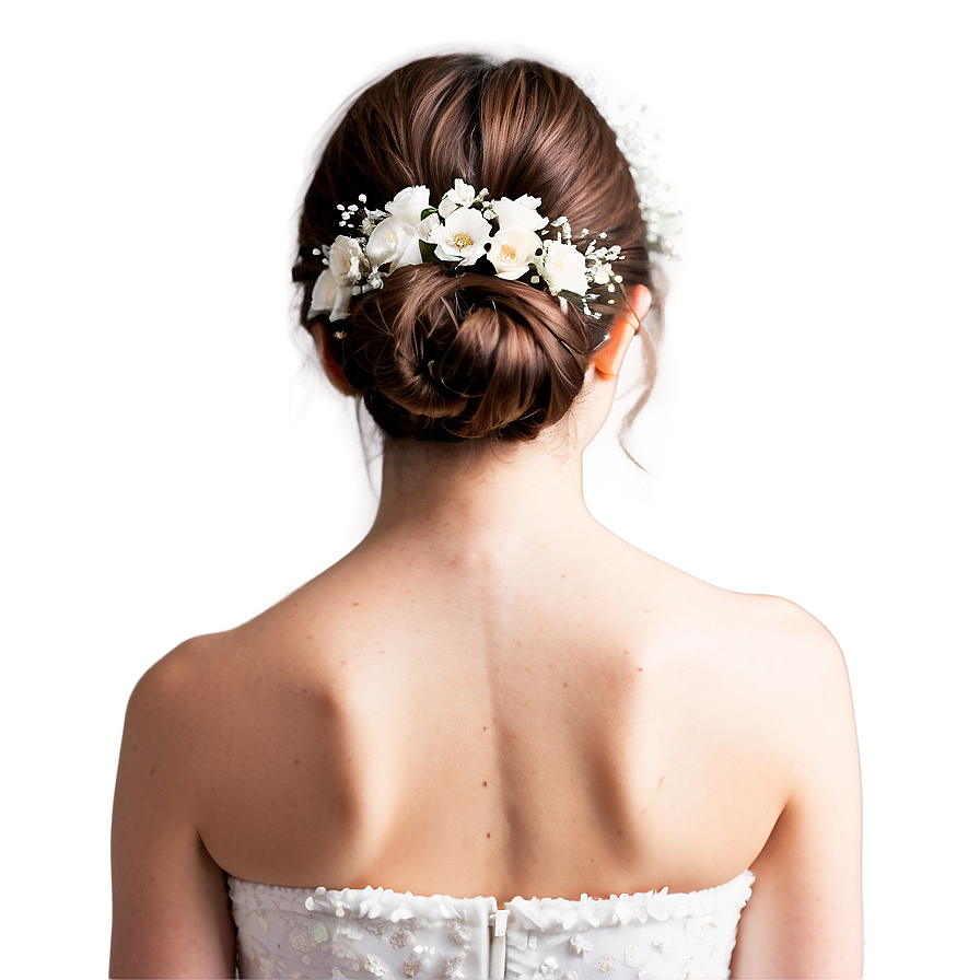 Bridal Hair Clipart Png Hbw40