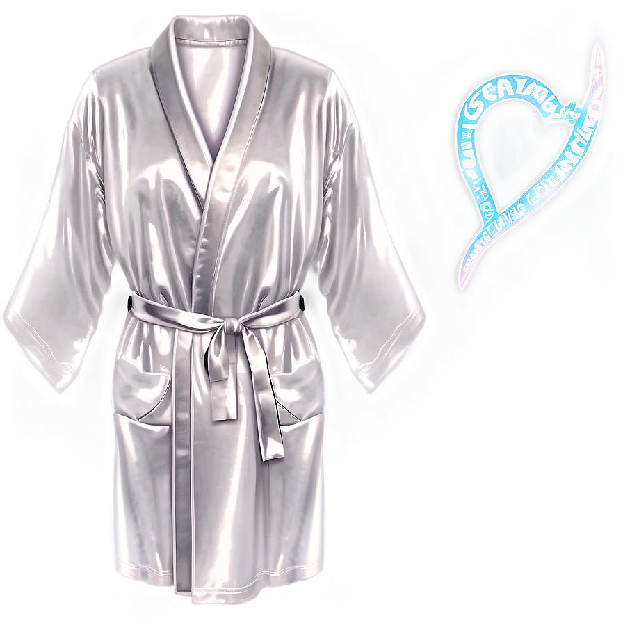 Bridal Satin Robe Png 06132024