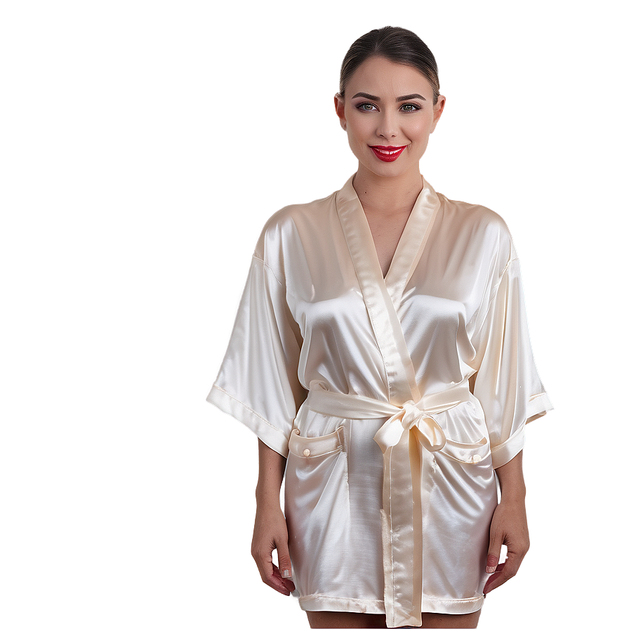 Bridal Satin Robe Png Gde