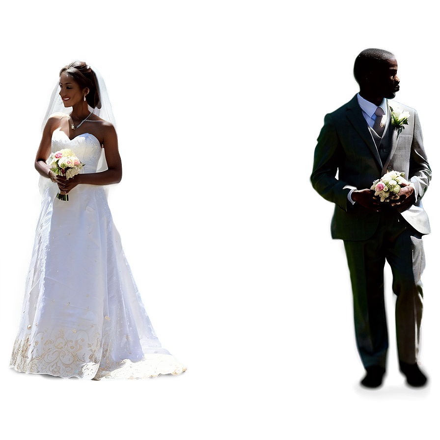 Bride And Groom Outline Png 67