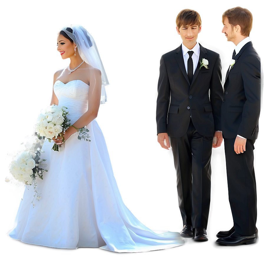 Bride And Groom Outline Png Ydu