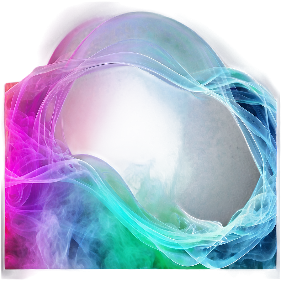 Bright Color Smoke Wave Png Nsn