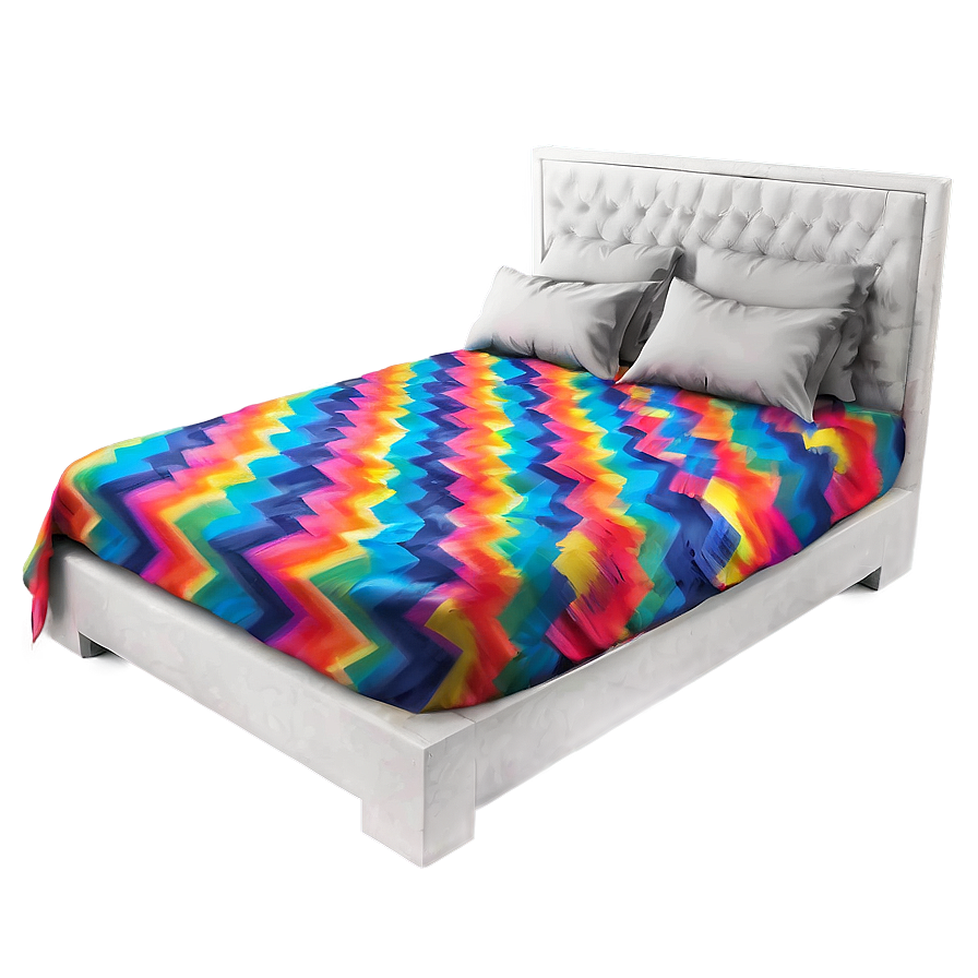 Bright Colored Bed Sheets Png Pni