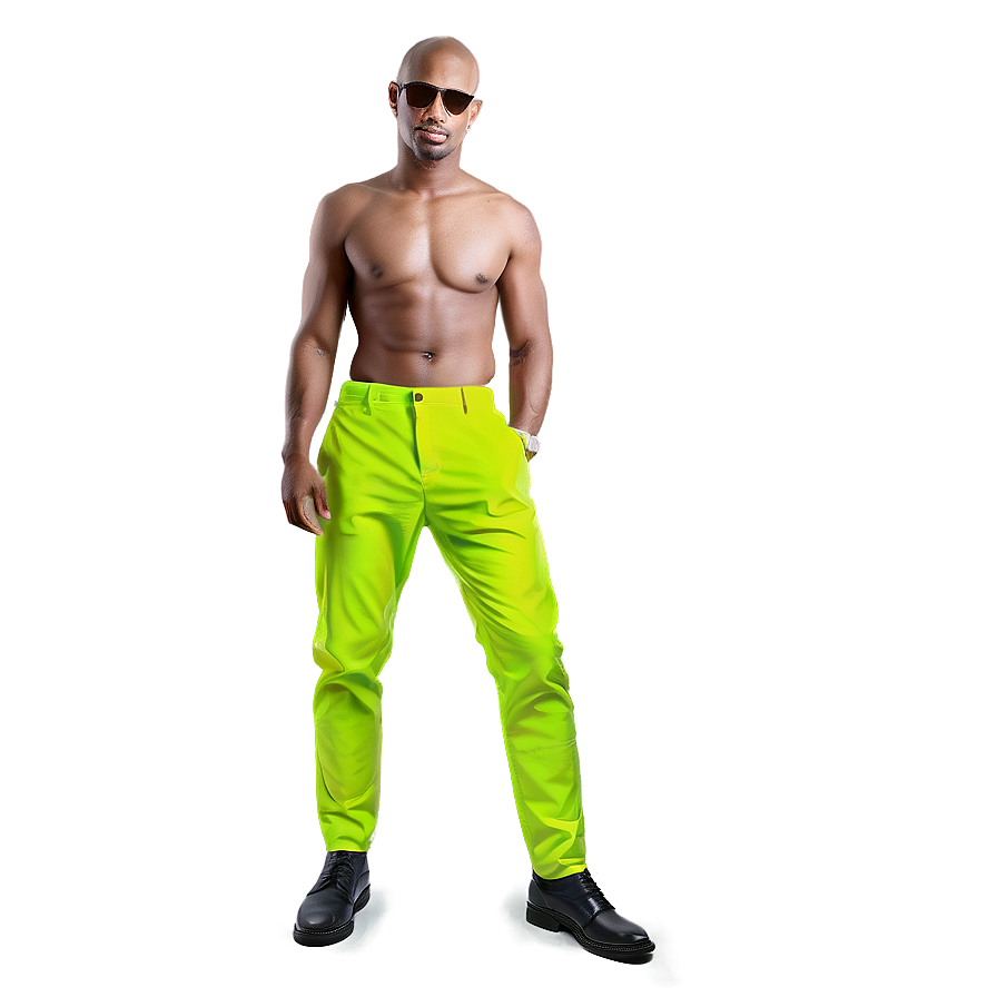 Bright Colored Neon Pants Png Yjg20