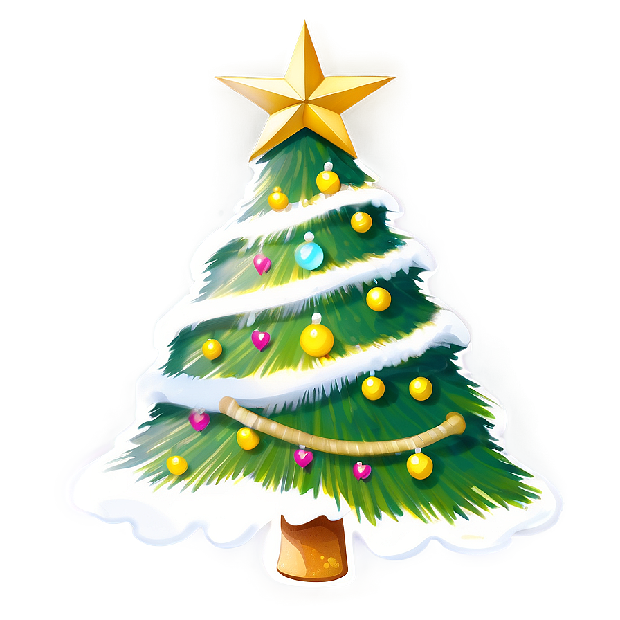 Bright Cute Christmas Tree Png Apk27