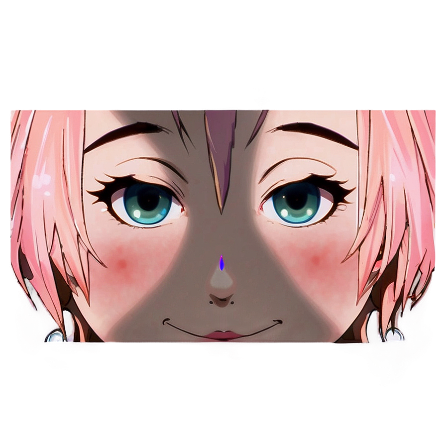 Bright Eyed Anime Blush Png Ksu28