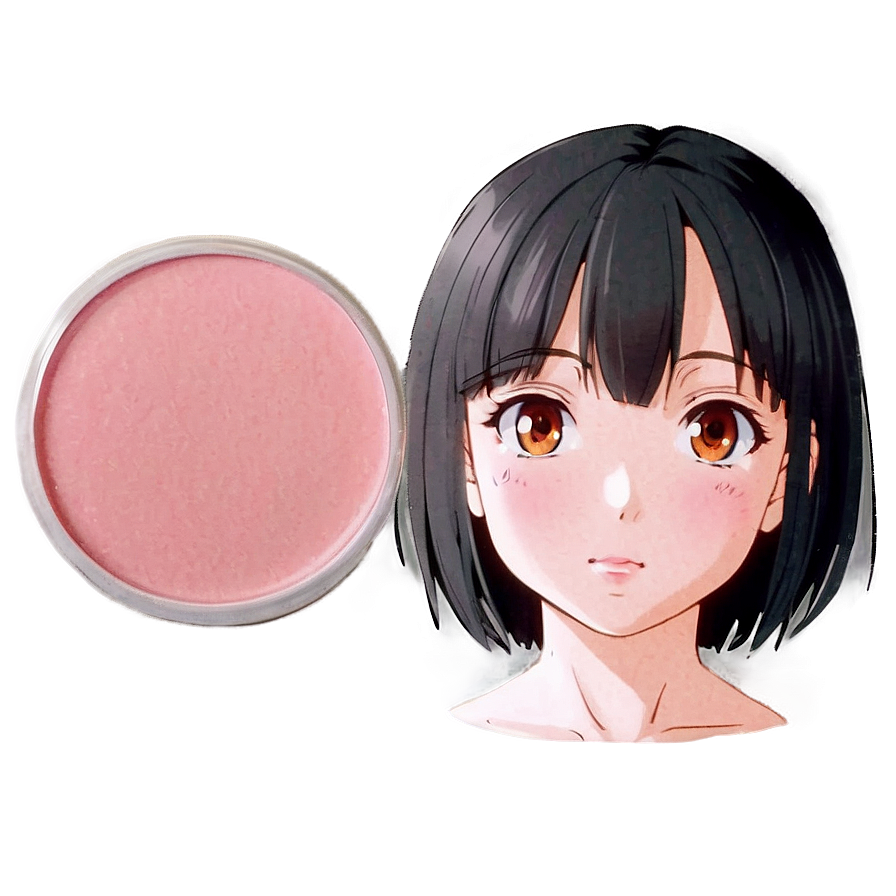 Bright Eyed Anime Blush Png Vhd