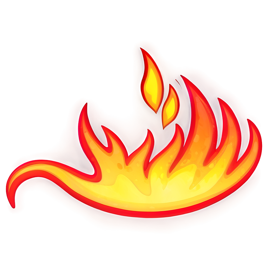 Bright Fire Emoji Illustration Png Mic