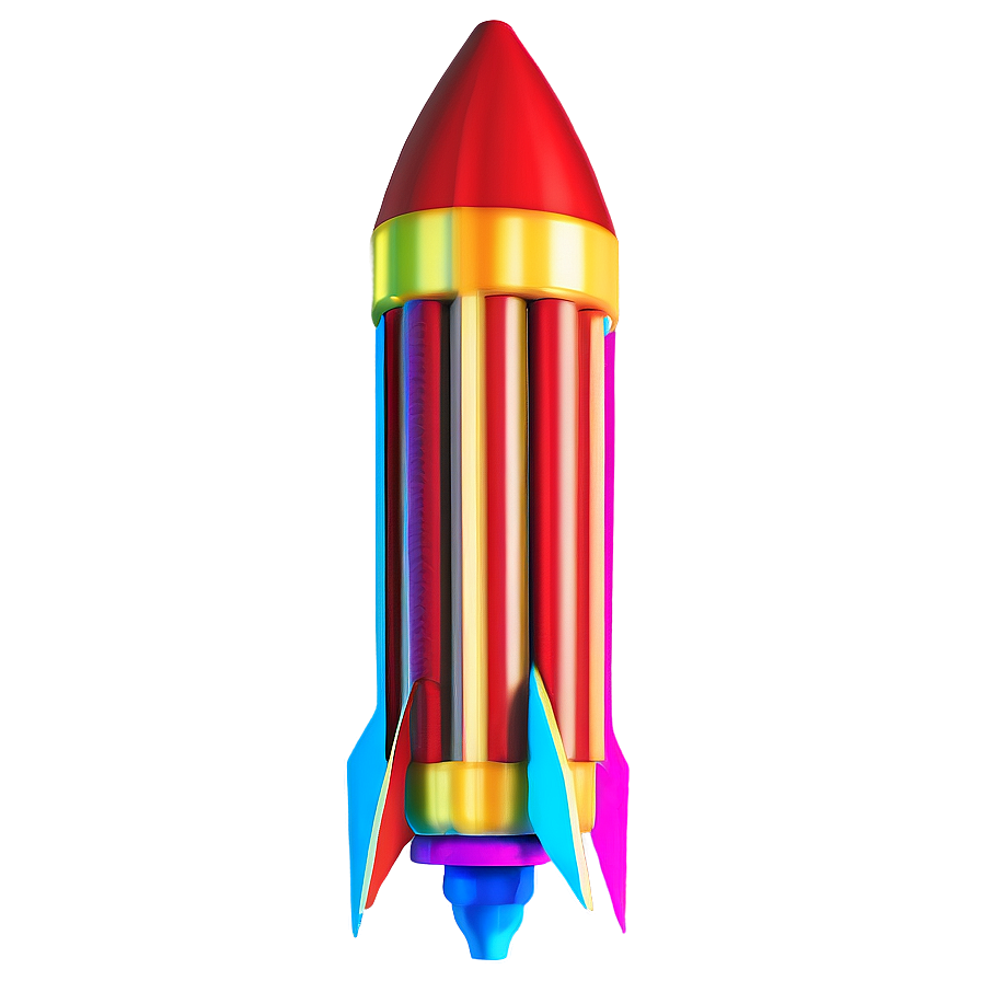 Bright Firework Rocket Png Fpd34