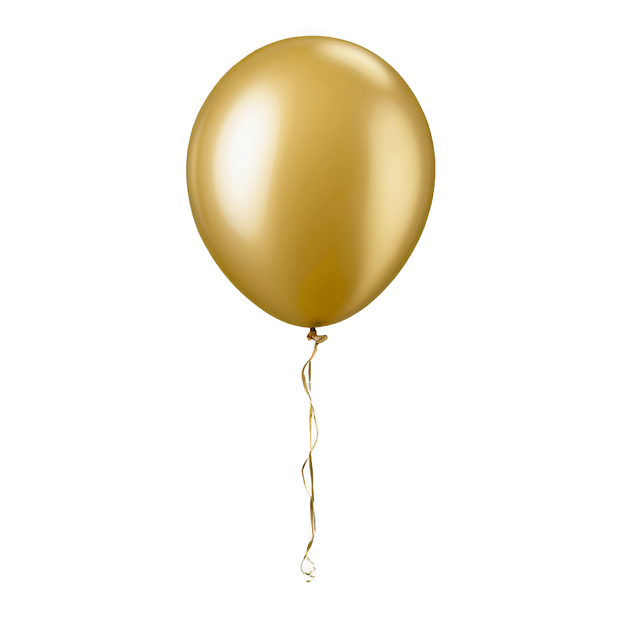 Bright Gold Balloon Png 82