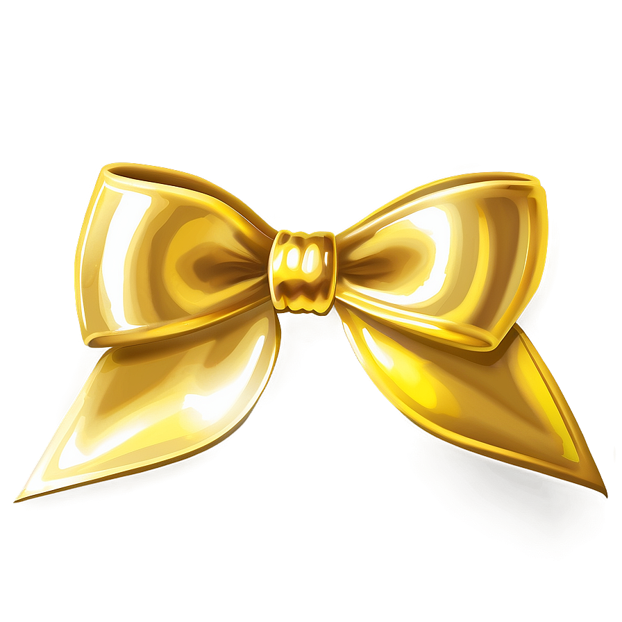 Bright Gold Bow Png 56